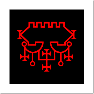 Seal of Belial or Sigil of Belial Posters and Art